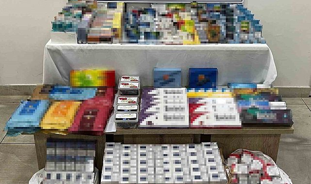 Antalya'da 2 bin 132 paket kaçak sigara ve tütün ele geçirildi