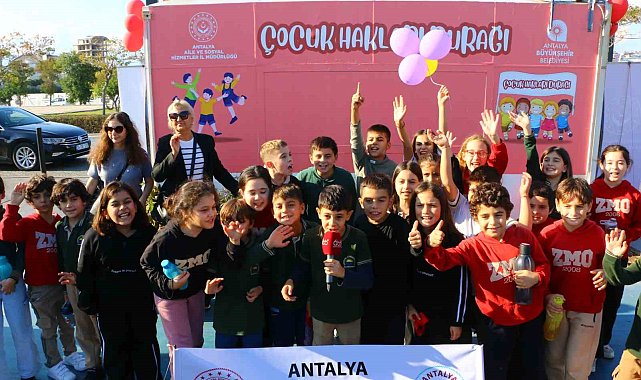 Antalya&#039;nın ilk &quot;Çocuk Hakları Durağı&quot; açıldı