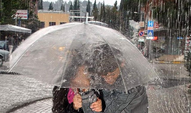 Aydın'da sağanak yağışlı hava etkili olacak