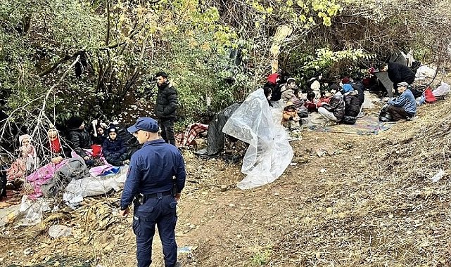 Ayvacık'ta 44 kaçak göçmen ile 1 göçmen kaçakçısı yakalandı