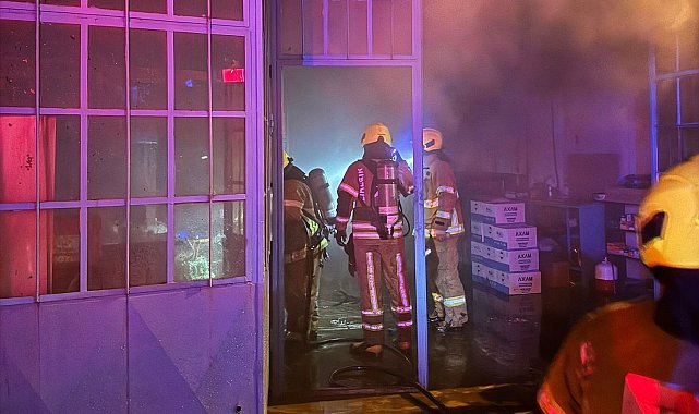 Bandırma Yeni Sanayi Sitesi'nde korkutan yangın
