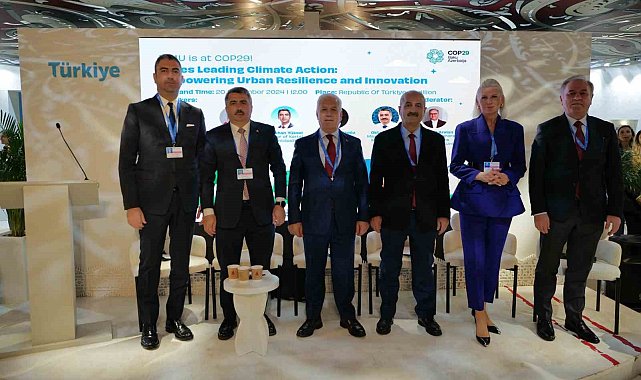 Başkan Gökhan Yüksel, COP29&#039;da konuştu