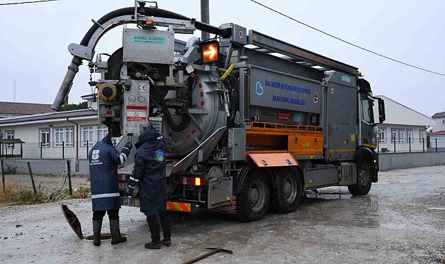 BASKİ,yağışa karşı teyakkuzda