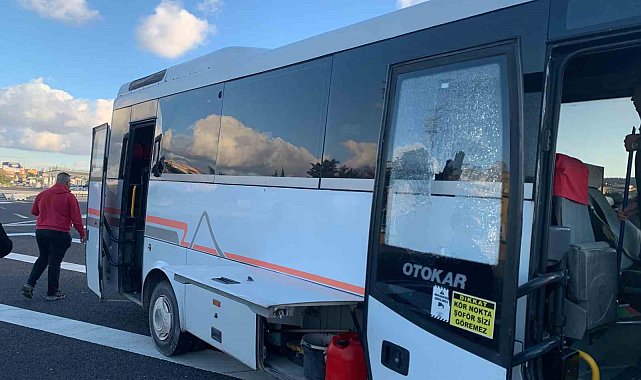 Beşiktaşlı taraftarları taşıyan araca saldırıya tepki