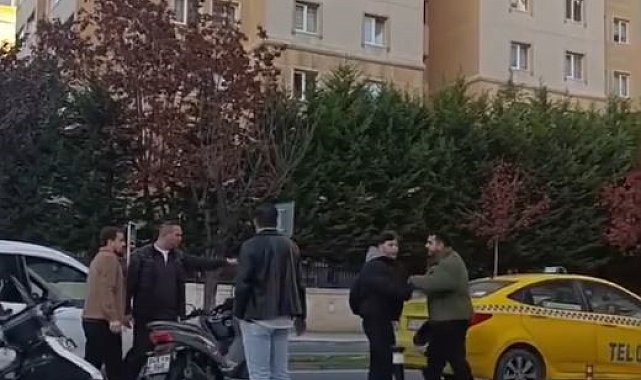 Beylikdüzü'nde polise ve vatandaşa küfür eden taksici gözaltına alındı