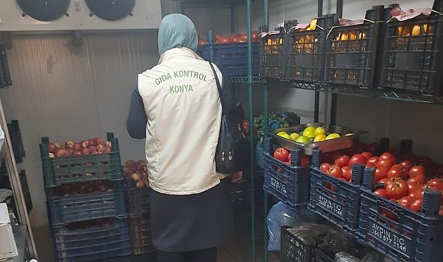 Beyşehir'de gıda dedektifleri sahada mesaide