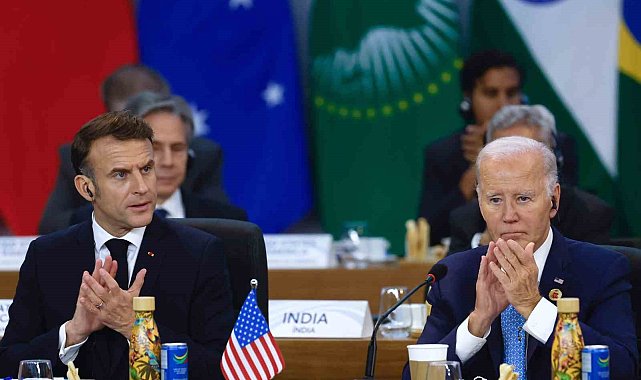 Biden ile Macron arasında "Ukrayna ve Orta Doğu" gündemi