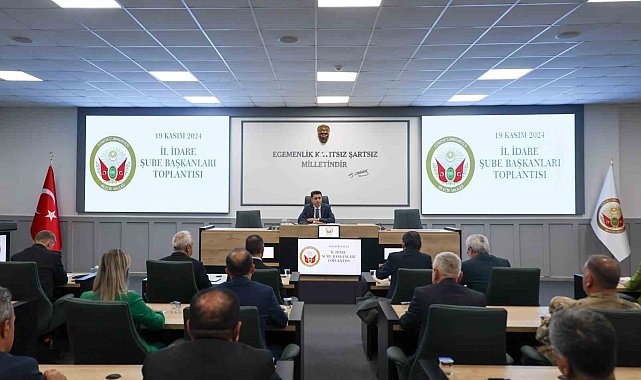 Bilecik'te 'İl İdare Şube Başkanları Toplantısı' gerçekleşti