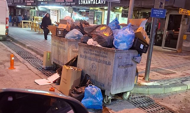 Bilecik'te çöp krizi yeniden başladı