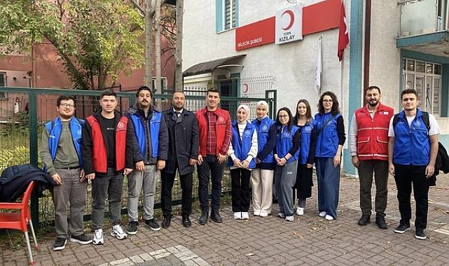 Bilecik'te gençlerden örnek davranış