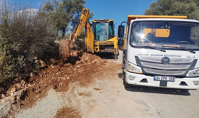 Bodrum'da yağmur hazırlıkları devam ediyor