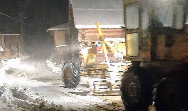 Bolu'da 134 köy yolu ulaşıma kapandı