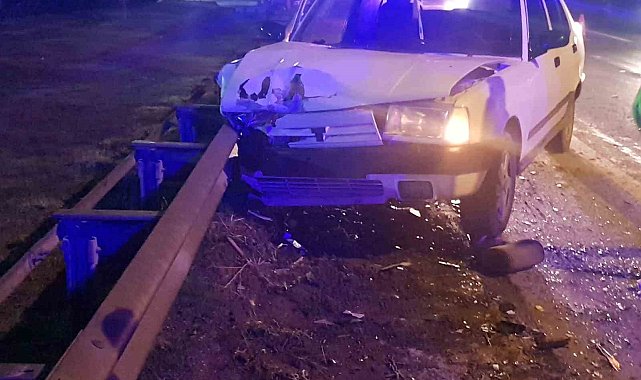 Bolu'da iki araç çarpıştı: 2 yaralı