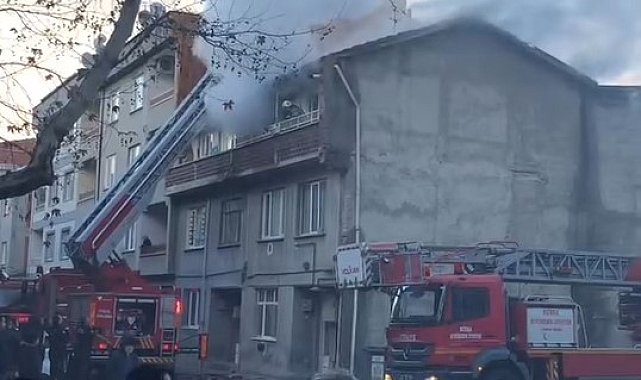 Bursa'da korkutan yangın