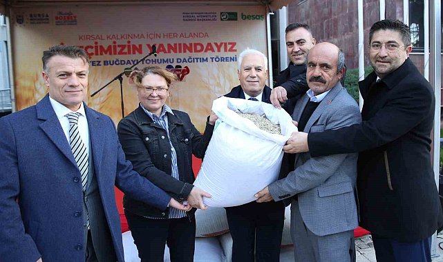 Büyükşehir'den çiftçilere destek