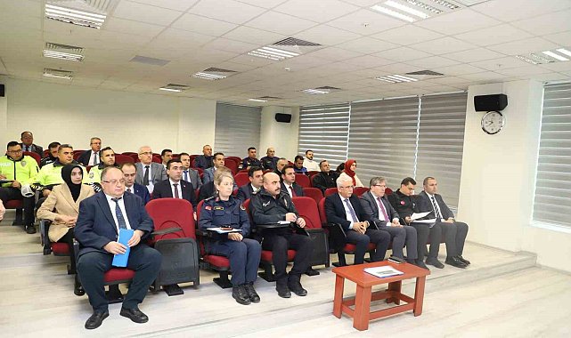 Çankırı'da kış mevsimindeki tedbirleri masaya yatırıldı