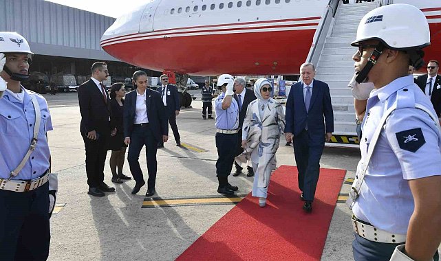 Cumhurbaşkanı Erdoğan Brezilya'da