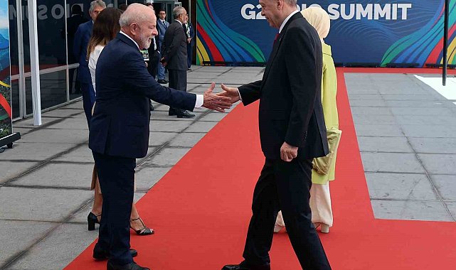 Cumhurbaşkanı Erdoğan, G20 Zirve'sinde resmi törenle karşılandı
