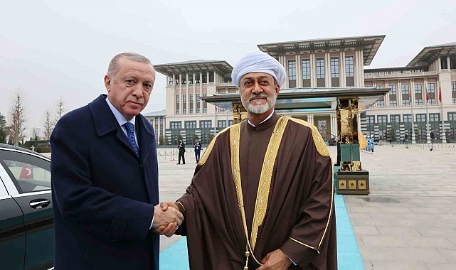 Cumhurbaşkanı Erdoğan, Umman Sultanı El Said'i resmi törenle karşıladı