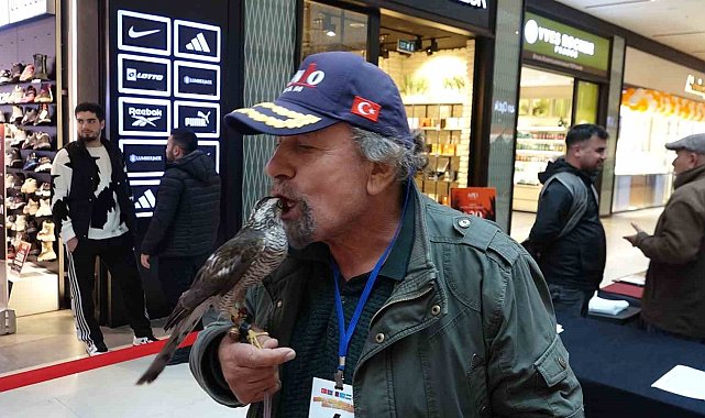 Dişi atmacalar AVM'de kendileri için düzenlenen güzellik yarışmasında boy gösterdi