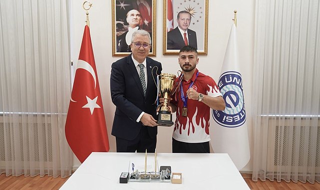 Egeli milli sporcu Ali Ataberk Gürbüzcan, Avrupa şampiyonu oldu