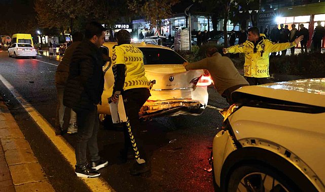 Elazığ'da zincirleme kaza: 1 yaralı
