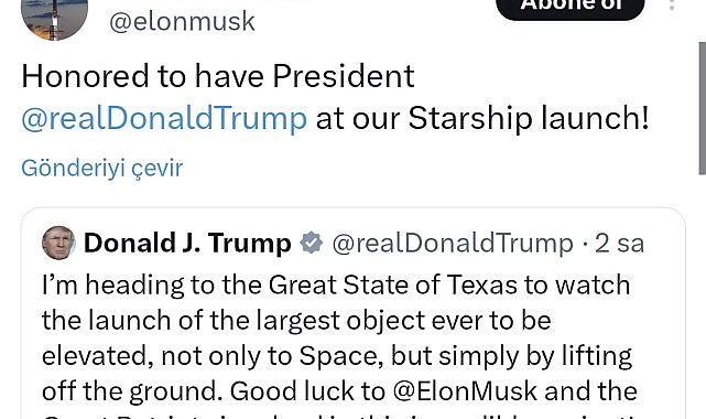 Elon Musk'ın şirketi SpaceX, Starship roketinin 6'ncı uçuş denemesini yaptı