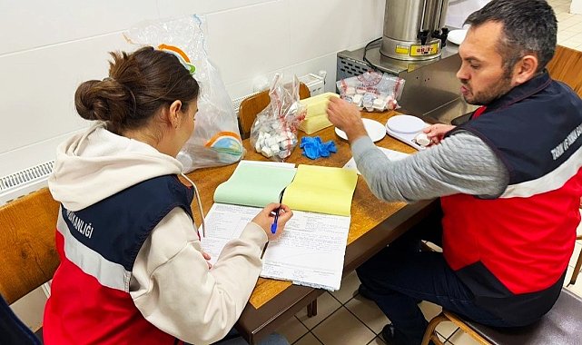 Emet'te KYK yurdu ve hastanede tüketilen peynirlerden analiz için numune alındı