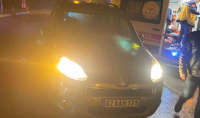 Ereğli'de hafif ticari aracın çarptığı yaya yaralandı