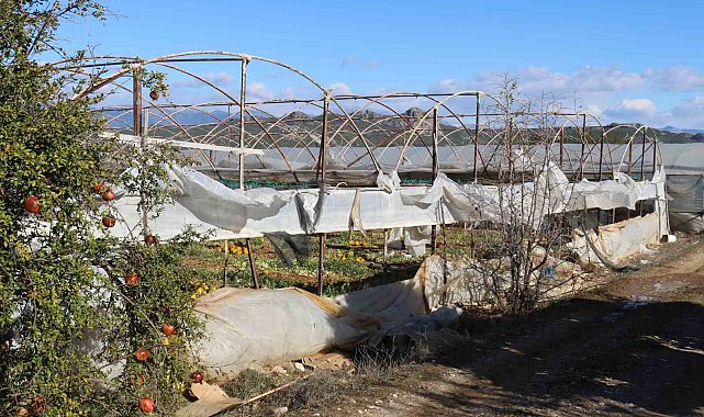 Fırtına ve hortum sonrası Antalya&#039;da hasar tespiti sürüyor