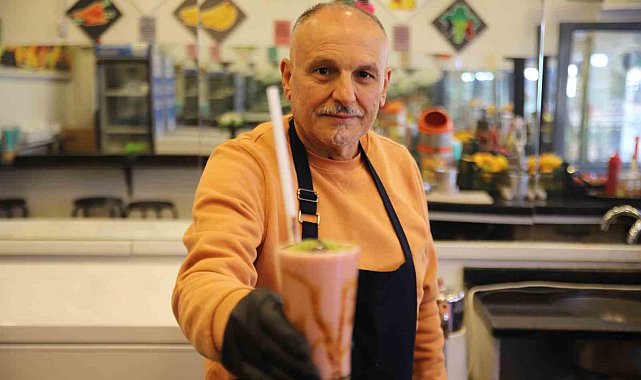 Gaziantep'in meşhur içeceği atom Dubai çikolatası ile harmanlandı