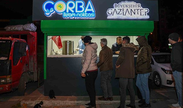 Gaziantepliler sabahları çorba ile ısınıyor