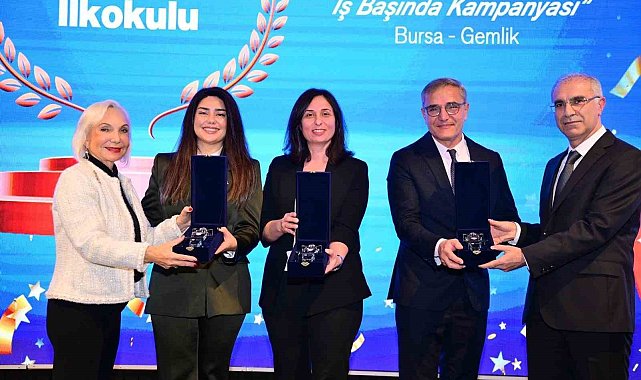 Gemlik 11 Eylül İlkokulu Türkiye 3.'sü oldu