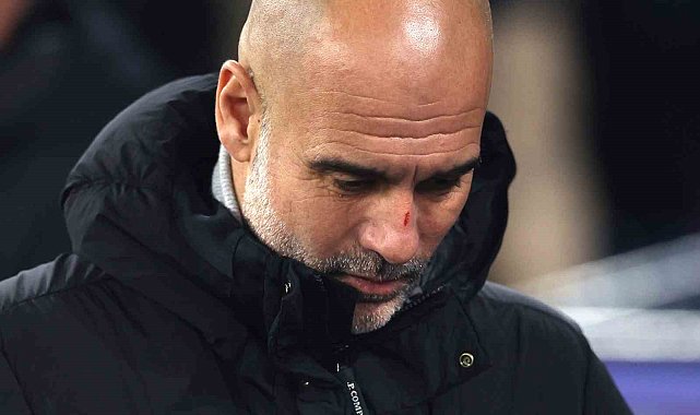 Guardiola, Feyenoord beraberliğine sinirlendi, kendine zarar verdi