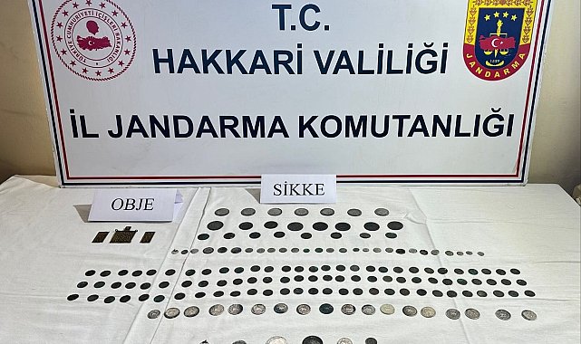 Hakkari&#039;de tarihi eser operasyonu