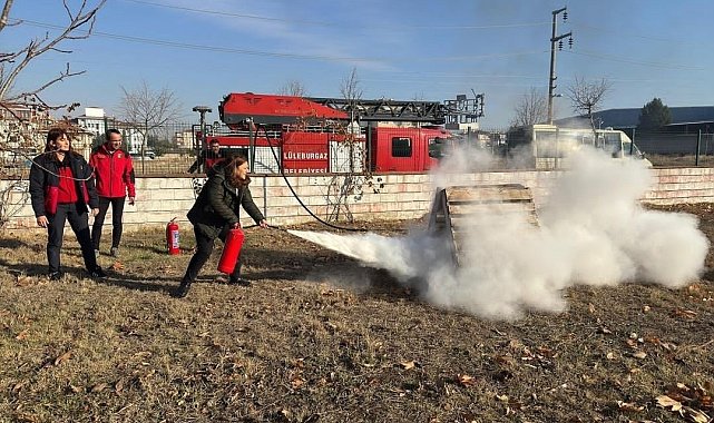 Huzurevinde yangından korunma ve yangına müdahale eğitimi