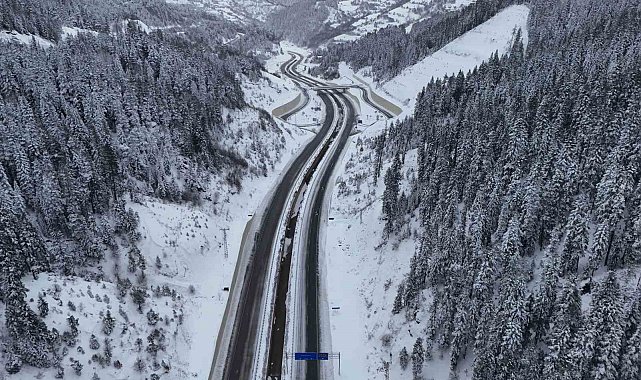 Ilgaz Dağı'nda kar kalınlığı 30 santimetreye ulaştı