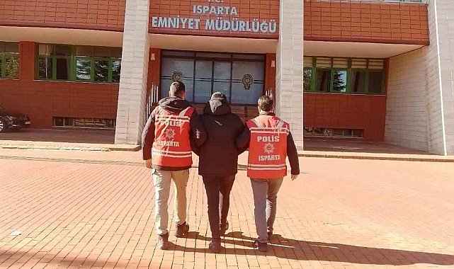 Isparta'da 14 yıl hapis cezasıyla aranan şahıs yakalandı