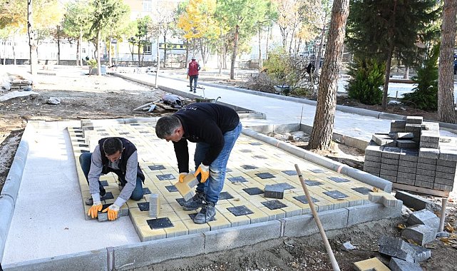 Isparta'da yeni park çalışmaları devam ediyor