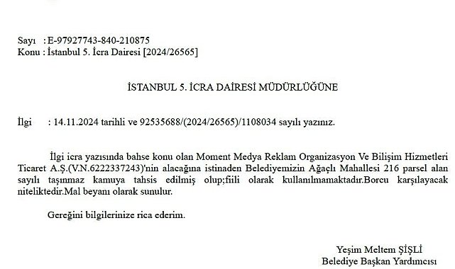 İstanbul&#039;da ilginç olay, Eyüpsultan Belediyesi borcuna karşılık mezarlık verdi