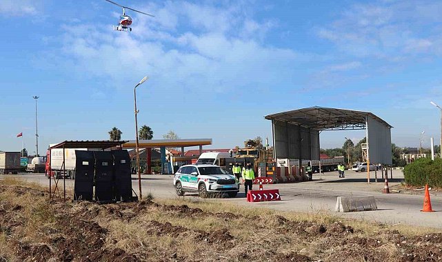 Jandarma'dan cayrokopter destekli asayiş ve trafik denetimi