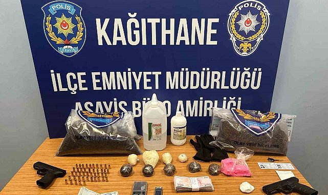 Kağıthane'de uyuşturucu satıcılarına operasyon: 5 şüpheli yakalandı