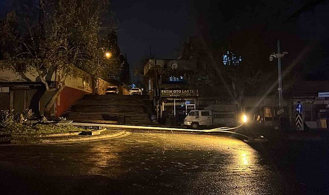Kahramanmaraş'ta şiddetli rüzgarda ağaçlar ve direkler devrildi