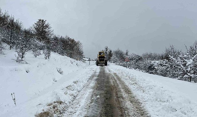 Kar sonrası kapanan tüm köy yolları ulaşıma açıldı