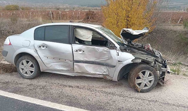 Karaağaç ovasında meydana gelen trafik kazasında 1 kişi yaralandı