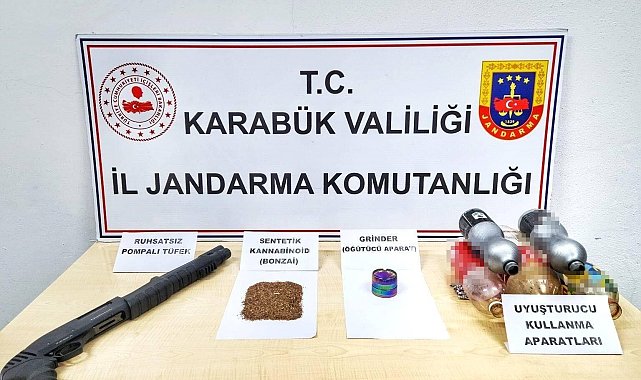 Karabük'te uyuşturucu operasyonu