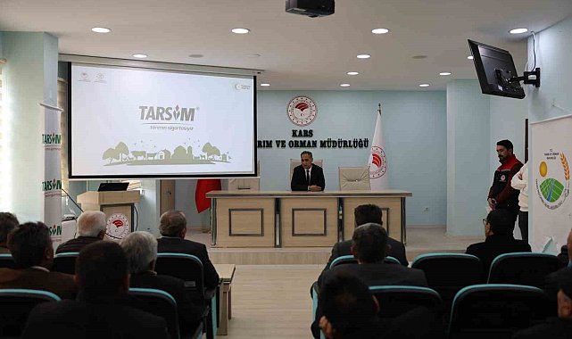 Kars&#039;ta çiftçilere tarım sigortasının önemi anlatıldı