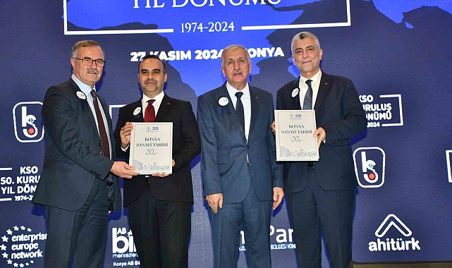 Konya Sanayi Odası, 50. yılını görkemli bir geceyle taçlandırdı