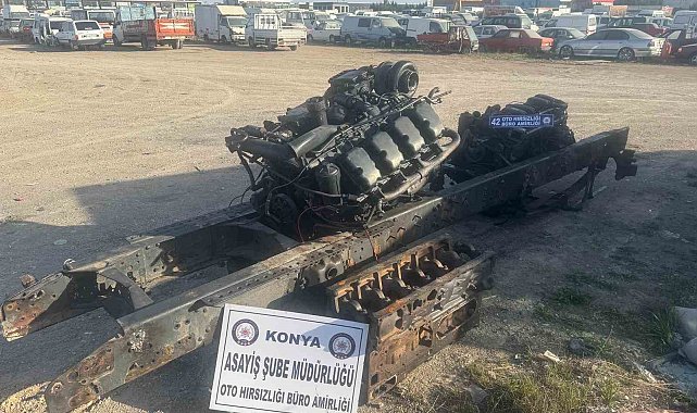 Konya'da 66 milyon liralık change araç operasyonu