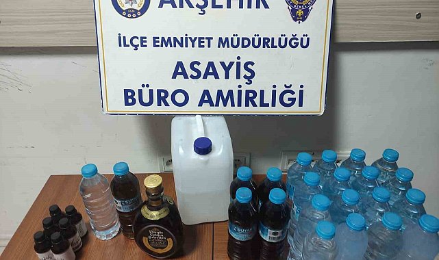 Konya'da sahte alkol operasyonu